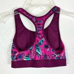 Old Navy  Active Go Dry Pink & Purple Floral Racerback Sportsbra Photo 1