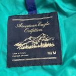 AMERICAN EAGLE Blue Down Bubble Puffer Coat Size Medium Photo 8