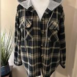 Active USA Plaid Long Sleeve Hoodie Size S Photo 0
