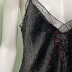 Free People  Black Sequin Eras Tour Cami Tank Top Photo 4