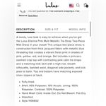 Lulus Lulu’s Two Piece Skirt Set size Medium Photo 4