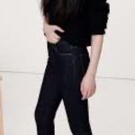 Banana Republic  Black Denim Stretch Five Pocket Classic Straight Leg Jeans 6 Photo 0