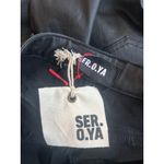 SER.O.YA Presely Coated Denim High Rise Flare Jean Coated Black Womens 26 Photo 8