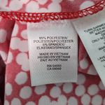 Jones New York  Red and White Dot Print Sheath Dress Size Medium Party Dress Photo 9