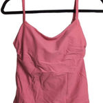 ANDIE NWT Longline Tank Punch Melon Spaghetti Straps Scoop Neck Top Bikini Small Photo 0