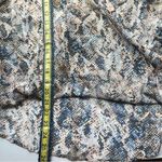 Veronica M  Beige Snake Pattern Blouse X-Small Photo 8