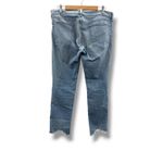 Rag and Bone  Halsey Dre Capri Distressed Jeans Size 29 Light Wash Frayed Hem Photo 1