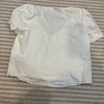 Reformation Mayla Tie Keyhole Linen Top Photo 3