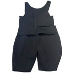What Waist Full Body Sauna Suit Shaper Women's 6XL Black Zip Up Adjustable Strap Size 5X Photo 2