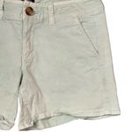 American Eagle Midi Stretch Shorts Size 2 Mint Green Womens Stretch Blend 28X5 Photo 3