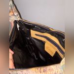 Vintage Botany SMDC Hand painted genuine Leather crossbody bag Black Photo 5