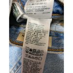 Levi's Women's Blue High Waist Frayed Raw Hem Straight Leg Denim Jeans Pants 28 Photo 4