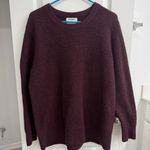 Old Navy 1X Plus Size Sweater Maroon Pullover crew neck Photo 0