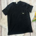 PINK - Victoria's Secret Pink By Victoria’s Secret Campus Crew Neck Signature Dog Tee Shirt Size Large Photo 2