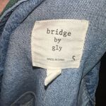 Bridge by GLY  distressed S checked sleeve normcore jean jacket Photo 6