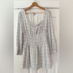 Princess Polly  White and Black‎ Polka Dot Dress Size 12 EUC Photo 1