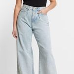 EXPRESS Super High Waisted Baggy Wide Leg Jeans Photo 0