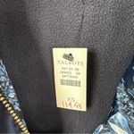 Talbots NEW  Vest Womens XS Blue Floral Quilted Sleeveless Full Zip Jacket Photo 6