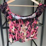 Free People  Mimi Floral Off the Shoulder Top Photo 4