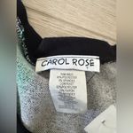 Carol Rose Vintage  Green and Brown Abstract Top Photo 7