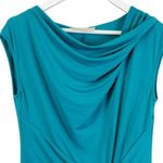 Michael Kors twist waist side knot midi dress, blue, size S‎ Blue Photo 7