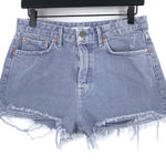 GRLFRND  Cindy Cutoff Denim Shorts Lavender 28 Photo 0