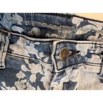 Chico's  Girlfriend Slim Leg Ankle Jeans Floral Print Stretch Blue Denim Size 0.5 Photo 8