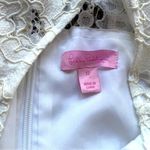 Lilly Pulitzer Mila White Corded Floral Lace Gold Side Lace Dress Retail $228 Photo 10