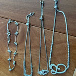 Banana Republic set of 4 cute silver tone fashion bracelet Photo 0