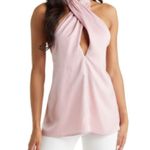 VICI COLLECTION Womens Satin Crossover Halter Neck Top Sleeveless size medium Photo 0