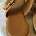 Tan & Yellow Embellished Floral Sandals with Slip Photo 12