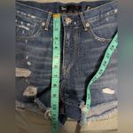 3x1  NYC Distressed Denim Shorts W2/27 Medium Wash Photo 7