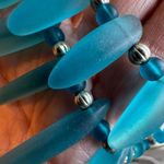 Amazonite and blue sea glass necklace Photo 8