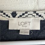 Loft  Outlet Women’s Black and White Business Casual Formal Mini Dress Sz Medium Photo 2