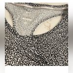 Nike  dri fit workout tank black gray white speckled size medium tennis golf Photo 1