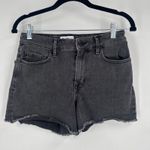 William Rast William Rast Women Size 27 High Rise Denim Shorts Gray Frayed Hem Photo 1