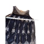 Lavish Embellished Tank Top Sleeveless Party Festival Top Black Small Photo 6