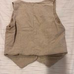 Universal Threads Universal Thread Stylish Tan Button-Up Vest Photo 3