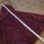Flying Tomato Burgundy Wine Boho Mini Dress Size Medium Photo 13