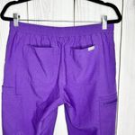 FIGS  Technical Collection Pants Sz S (30 x 27) Purple Straight Leg Scrub Medical Photo 6