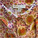 Anthropologie Maison d’Amélie Paris Button-Down Short Sleeve Floral Blouse By Photo 8