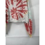 Lovers + Friends  Tie Dye Cropped‎ Hoodie Sweatshirt Women Medium Colorful Hippie Photo 8