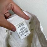 AGOLDE  90s Relaxed Fit Distressed High Waisted White Denim Jeans Size 28 Photo 4