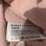 Nordstrom Ninety Percent Pink Acid Wash Pullover Hoodie Photo 4
