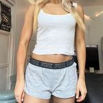 brandy melville white ribbed beyonca tank top cami Photo 1