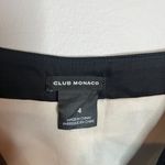 Club Monaco  cream and black floral silk mini dress Photo 2