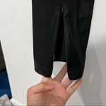 Good American  The Croc Exec Pants High Rise In Black‎ Size (5) 2X Photo 5