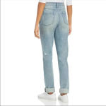 BLANK NYC  The Cooper Distressed Straight Jeans Blue Size 25 Photo 1