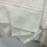 No Comment Waffle Knit White Oversized Top Shirt Size Medium M Womens Photo 8