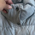 J. Jill Light Gray Goose* Puffer Vest Oversized Casual Size L Photo 2